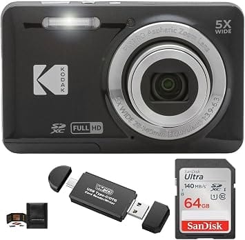 Kodak FZ55 Digital Cameras Black New