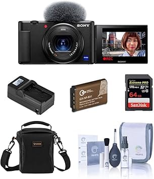 Sony ZV-1 Digital Cameras Black Used - Good