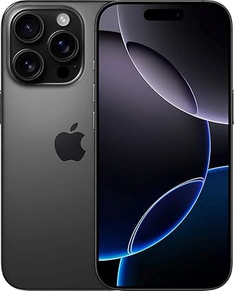 Apple iPhone 16 Pro Max Cell Phones Black 128G New Spectrum mobile