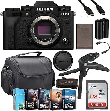 Fujifilm X-T4 Digital Cameras Black Used - Like New