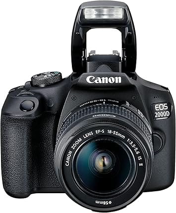 Canon EOS 2000D Digital Cameras Black Refurbished - Excellent