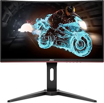 AOC C24G1A Monitors Used - Good Black