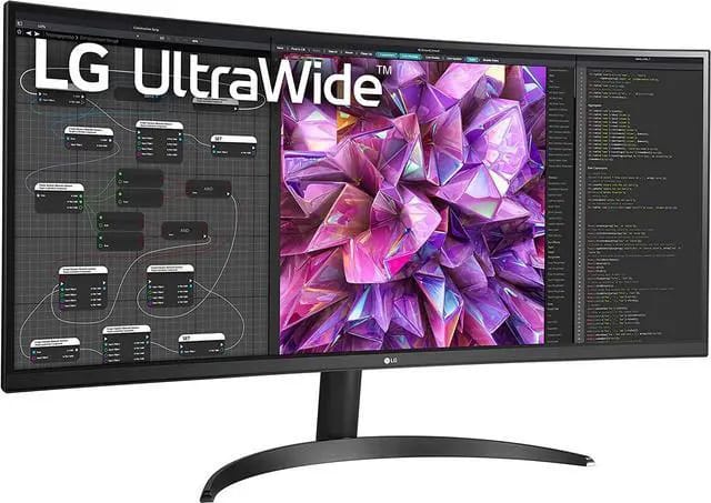 LG 34WQ60C Monitors Open-Box Excellent Black