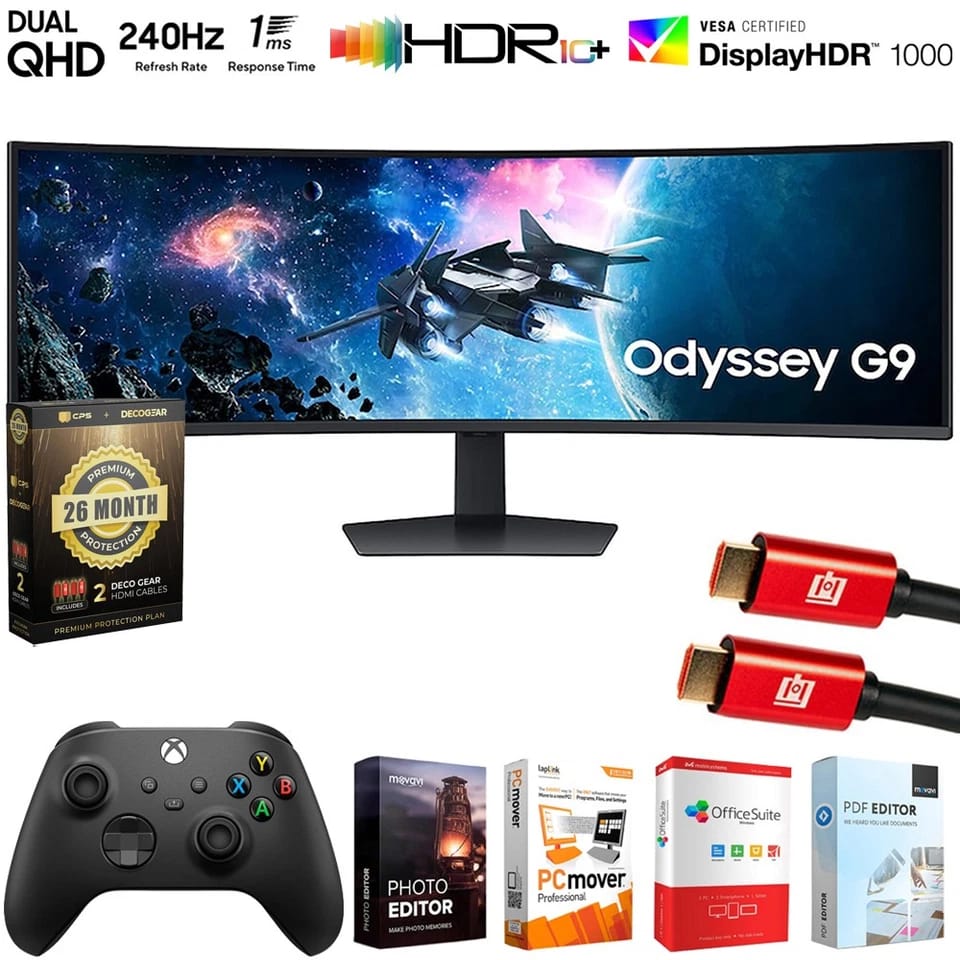 Samsung Odyssey G9 Monitors New Black