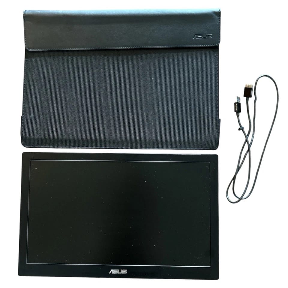 ASUS MB168B Monitors Used - Good Red