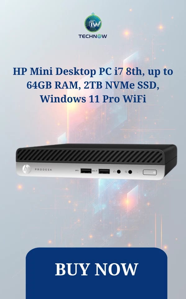 HP ProDesk 600 G4 Computers New 500GB 8GB