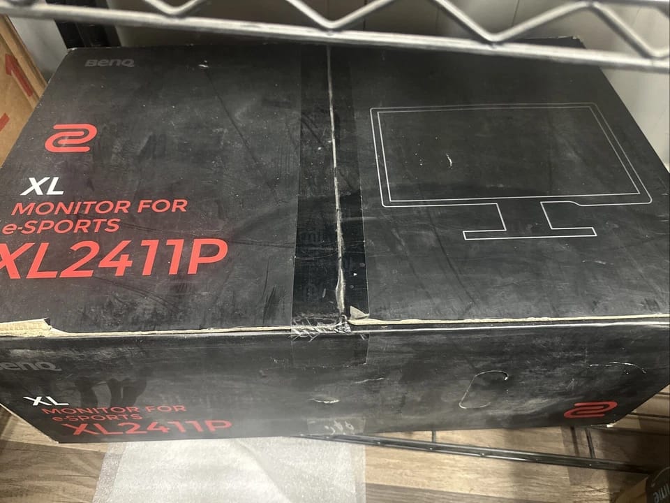 BenQ XL2411P Monitors Open-Box Excellent Black