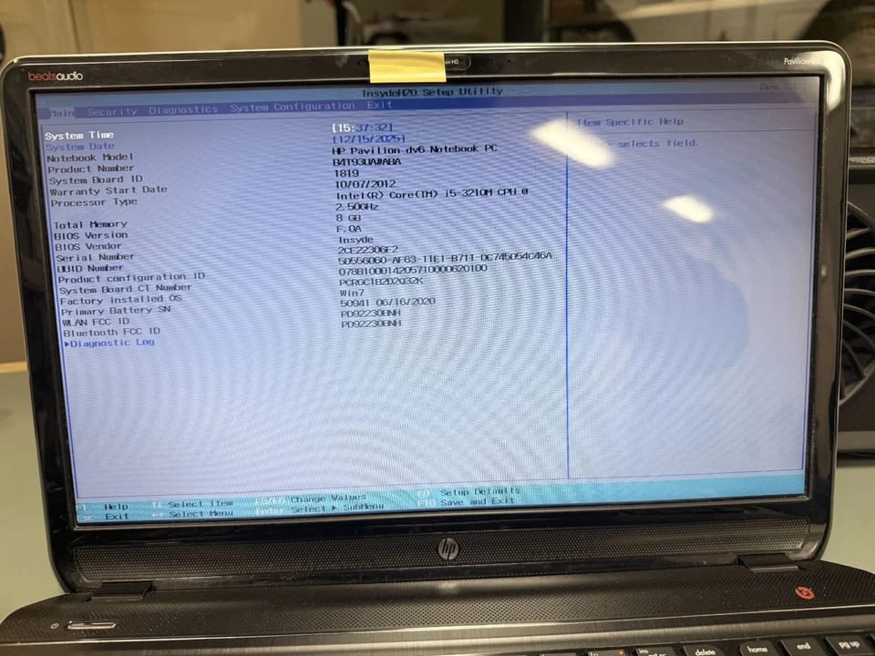 HP Pavilion dv6 Computers Used - Good 320GB 4GB