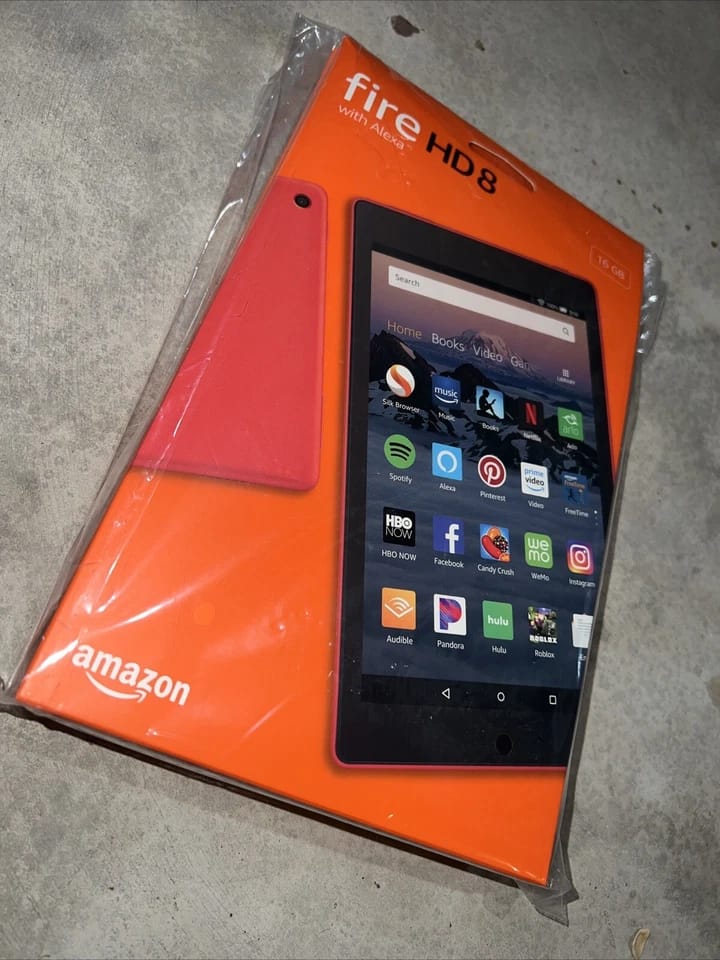 Amazon Fire HD 8 8th Tablets Red 16GB New