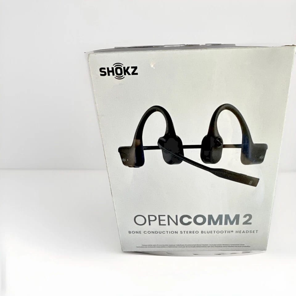 Shokz OpenComm Headphones & Earbuds New Black