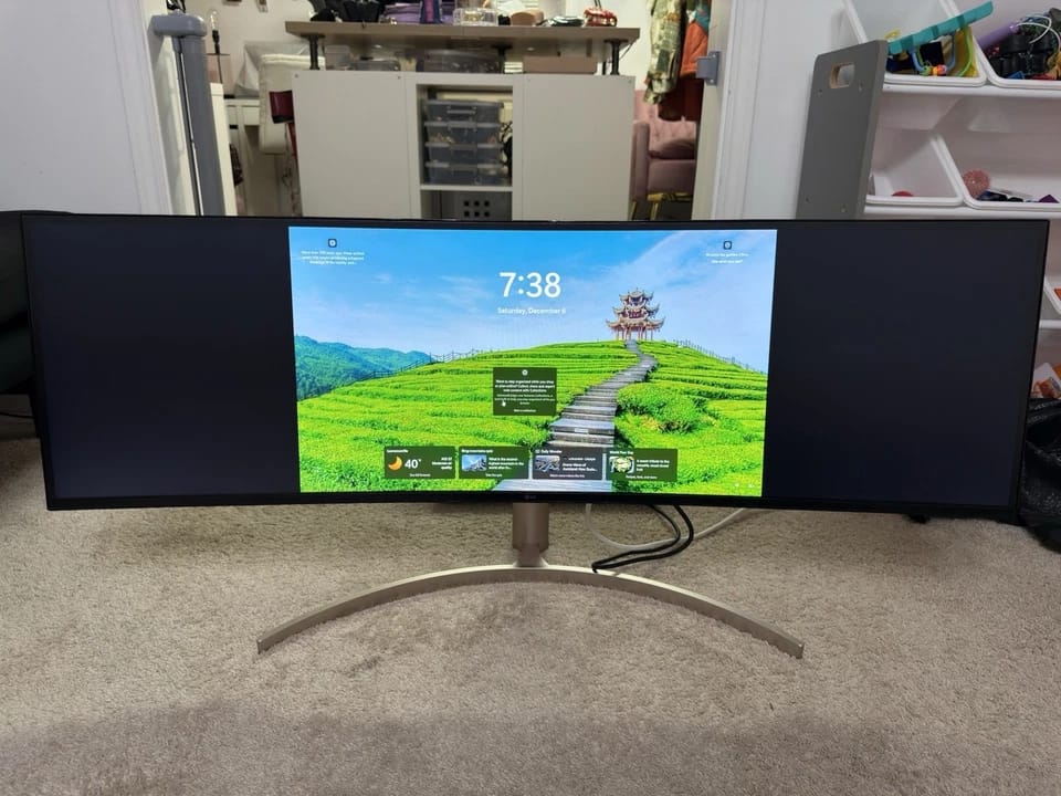 LG 49WL95C-W Monitors Used - Good Black