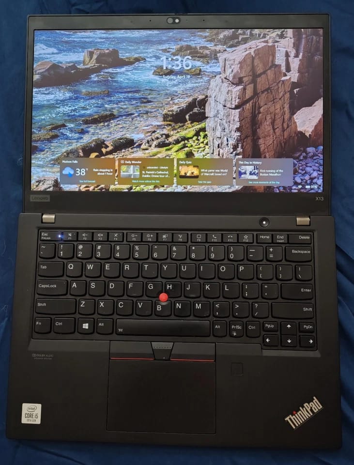 Lenovo ThinkPad X13 Gen 1 Computers Refurbished - Excellent 512GB 8GB