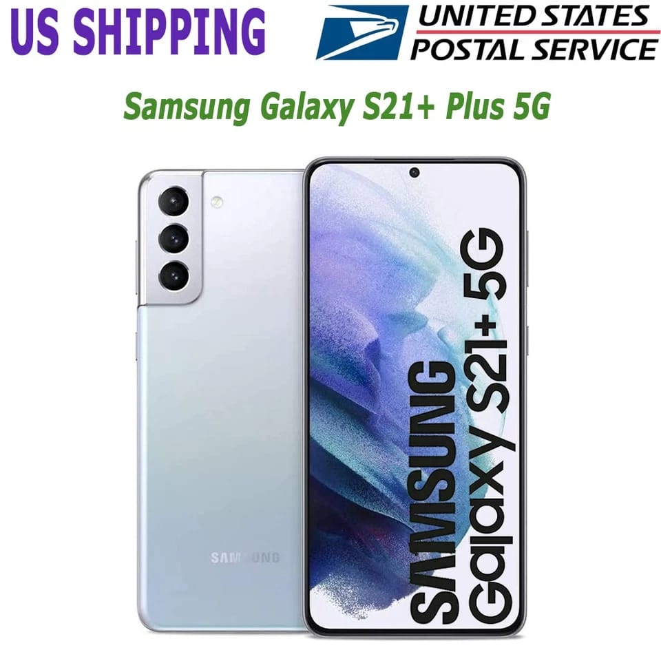 Samsung Galaxy S21 Cell Phones Silver 128G New Unlocked