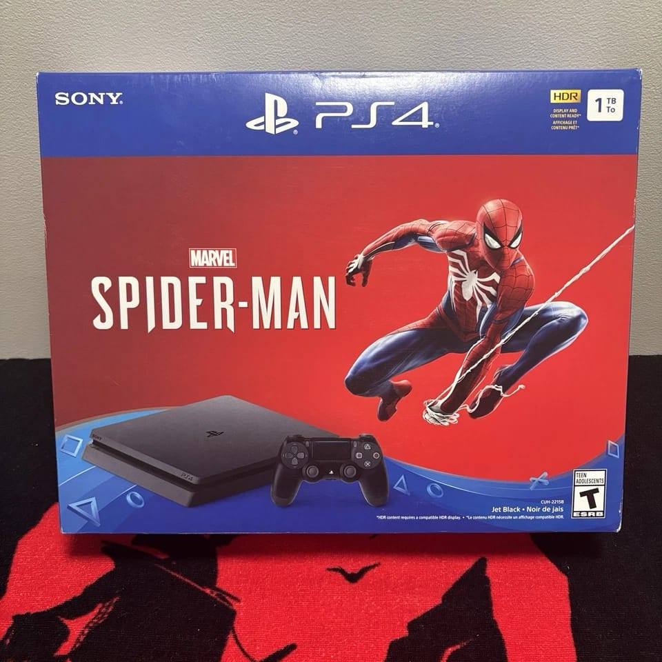 Sony PlayStation 4 Slim Video Game Consoles New Black