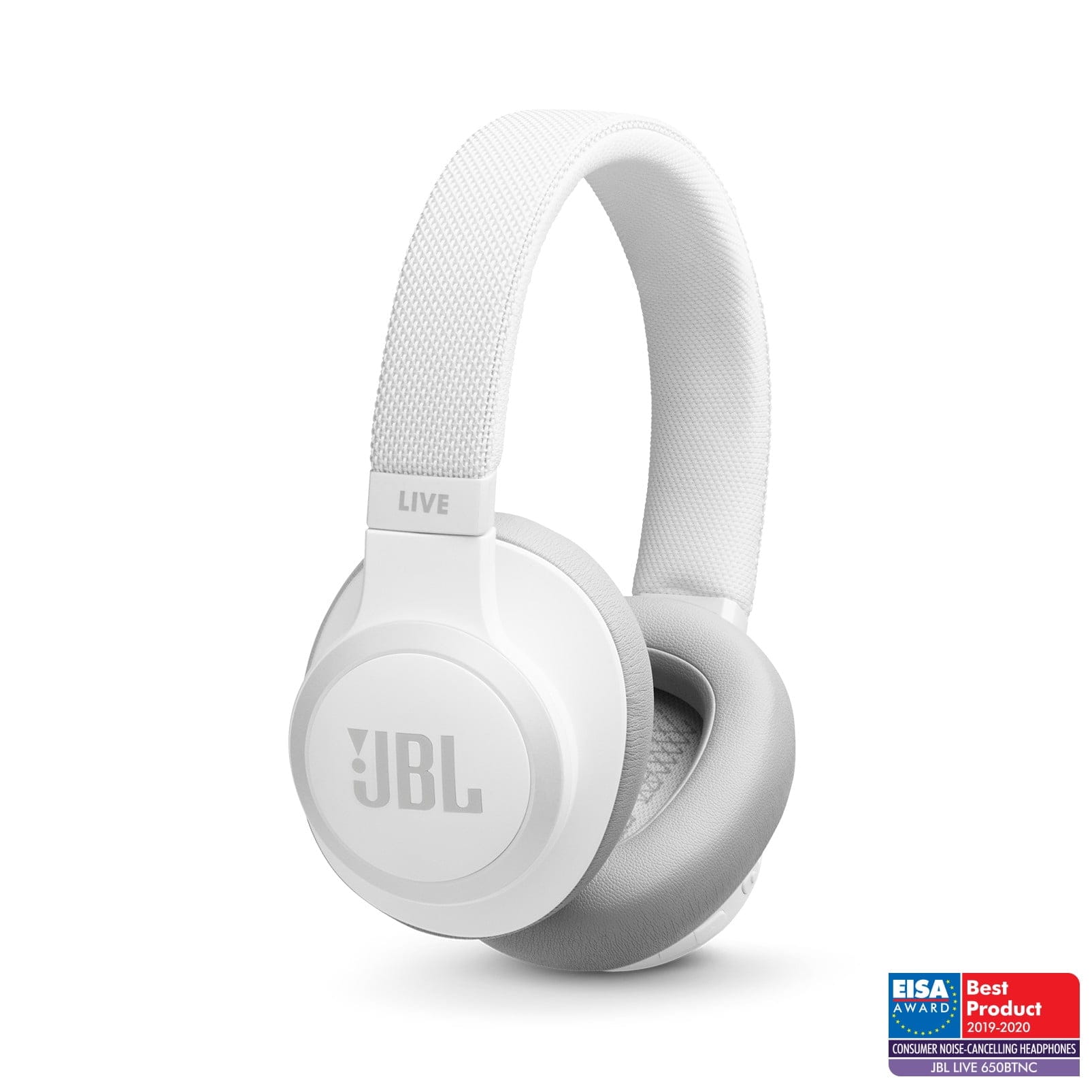 JBL Live 650BTNC Headphones & Earbuds New White