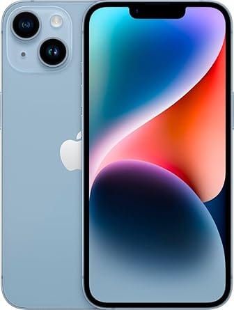 Apple iPhone 14 Cell Phones Blue 128G New T-Mobile