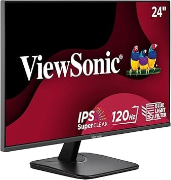 ViewSonic VA2456A-MHD Monitors New Black