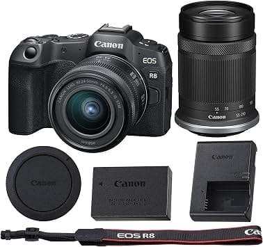 Canon EOS R8 Digital Cameras Black New