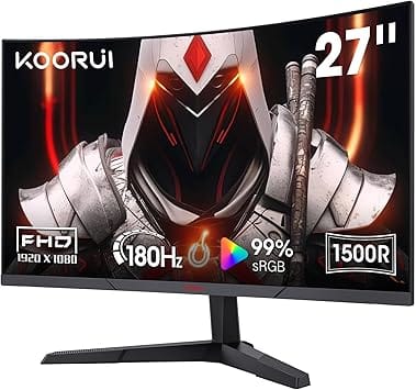 KOORUI 27E6CA Monitors New Black