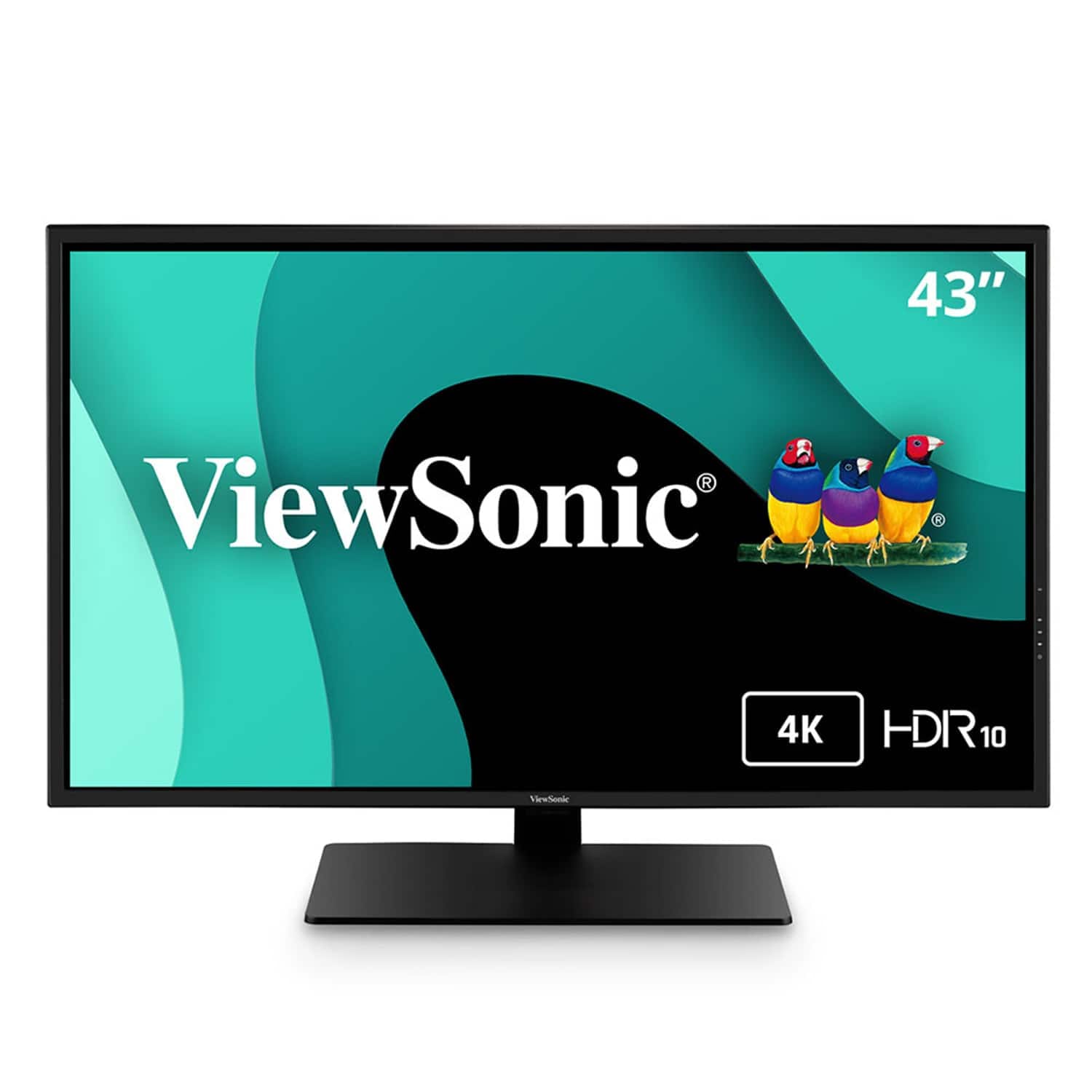 ViewSonic VX4381-4K Monitors New Black
