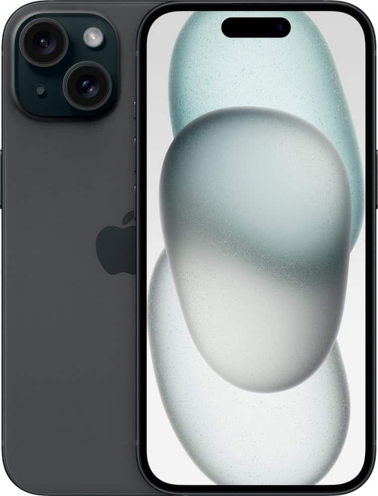Apple iPhone 15 Cell Phones Black 128G New T-Mobile
