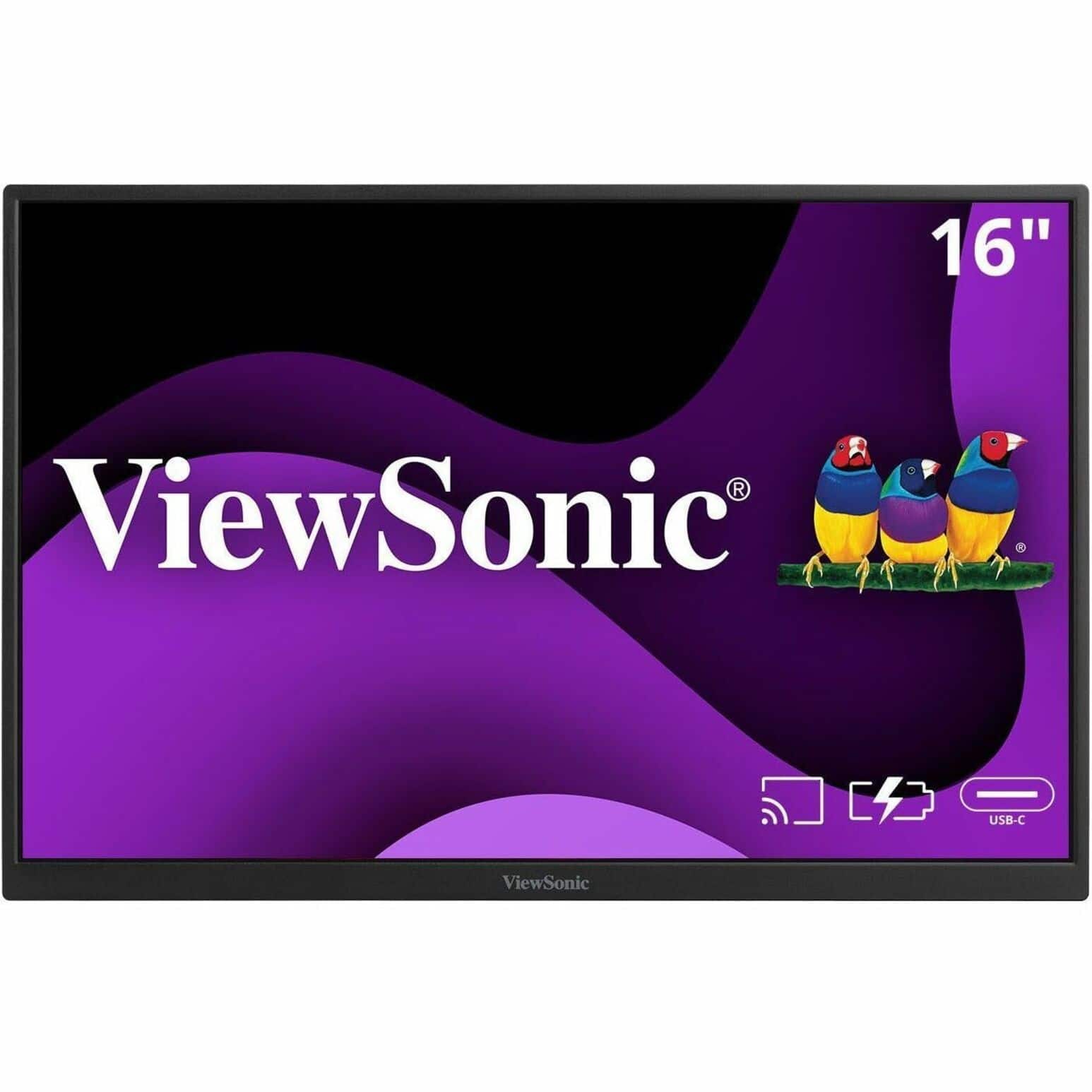 ViewSonic VG1656N Monitors New Black