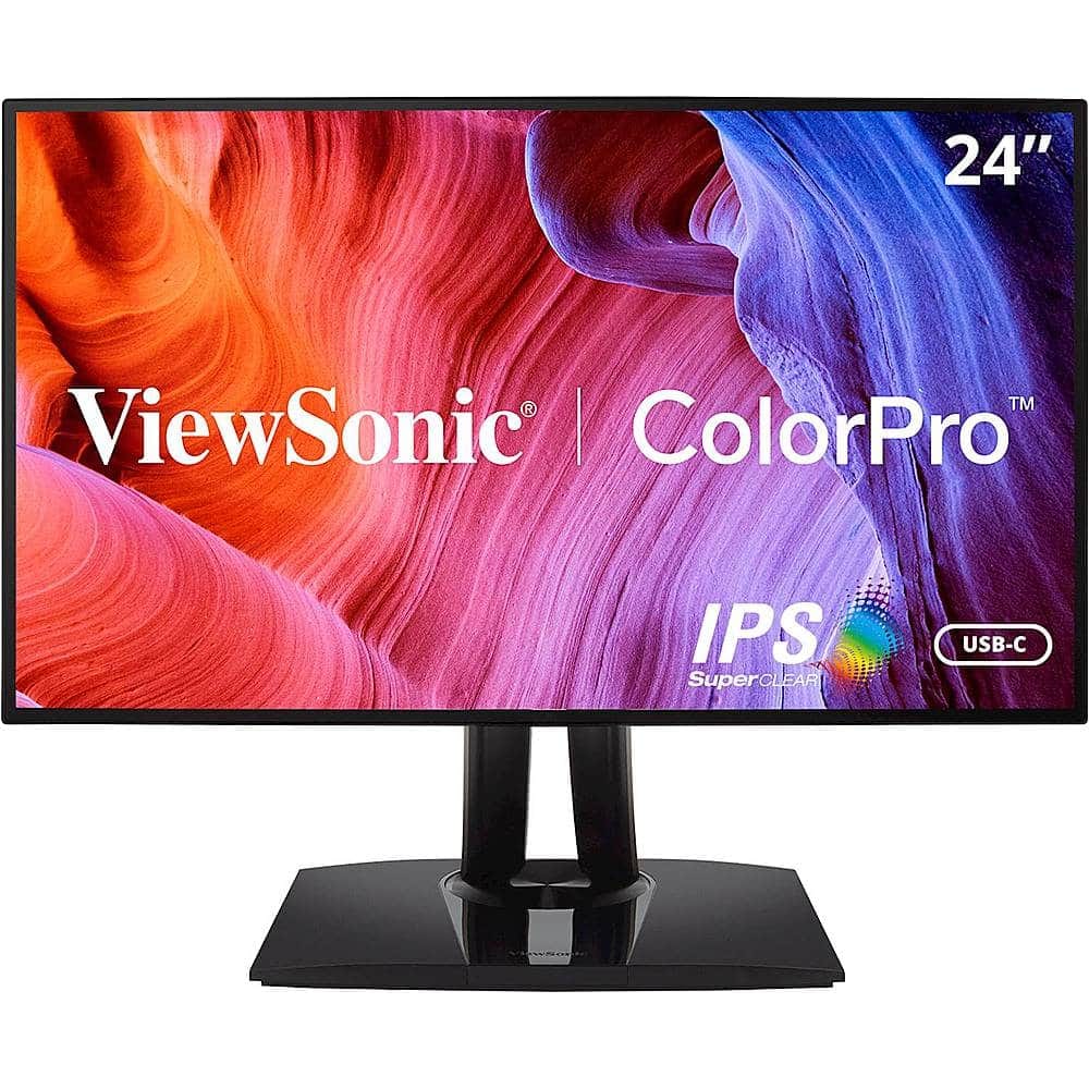 ViewSonic VP2468A Monitors New Black