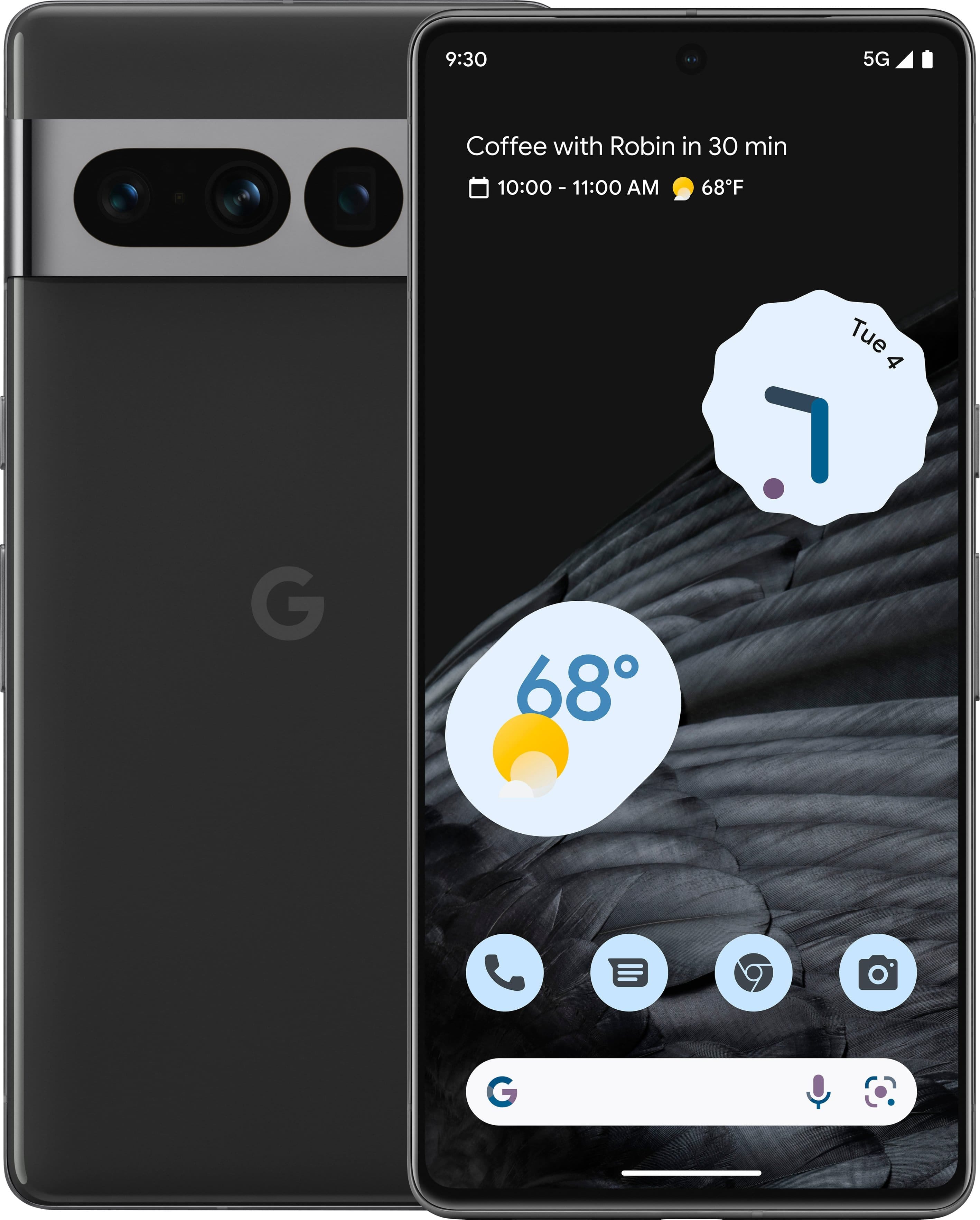 Google Pixel 7 Pro Cell Phones Black 128G New Verizon