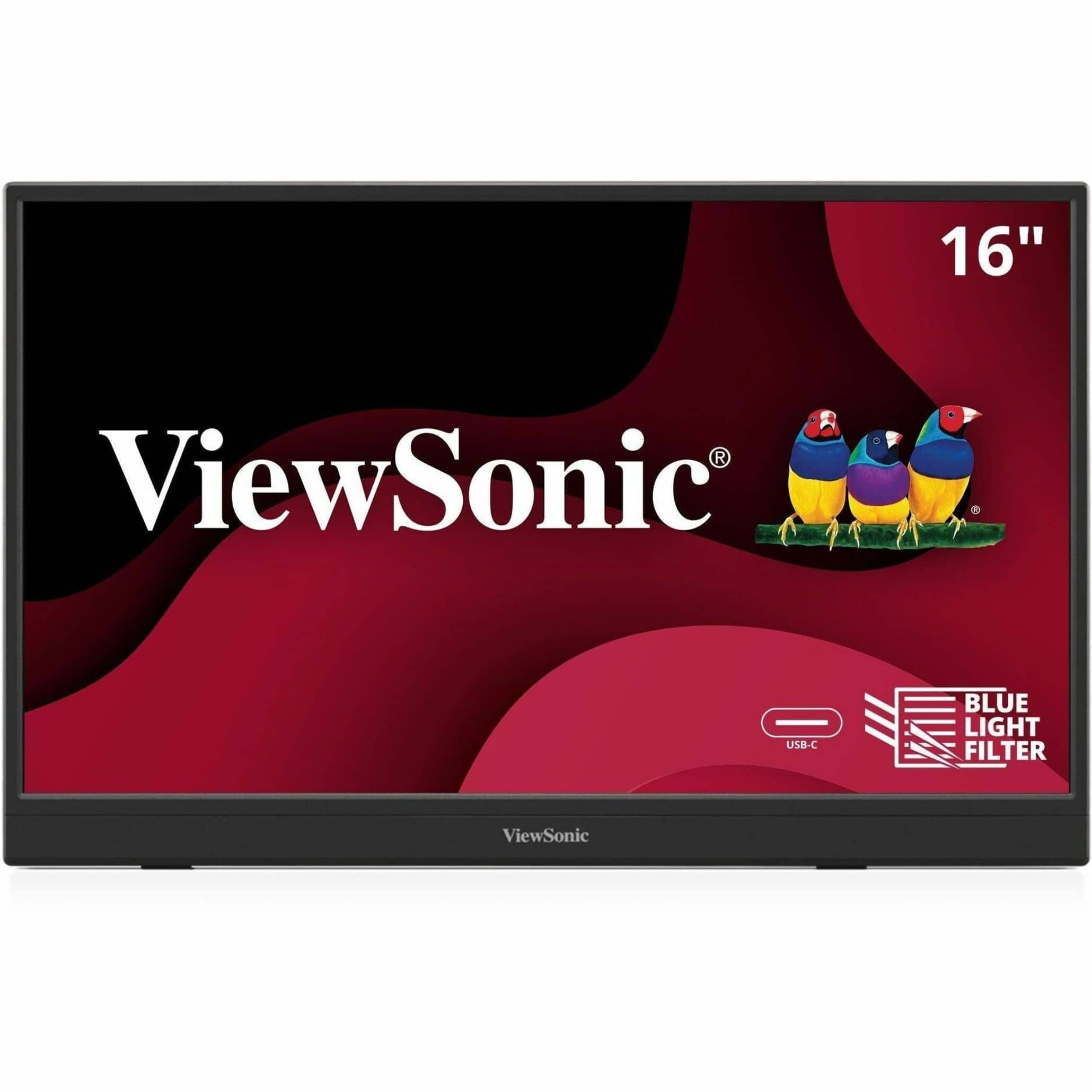 ViewSonic VA1653 Monitors New Black