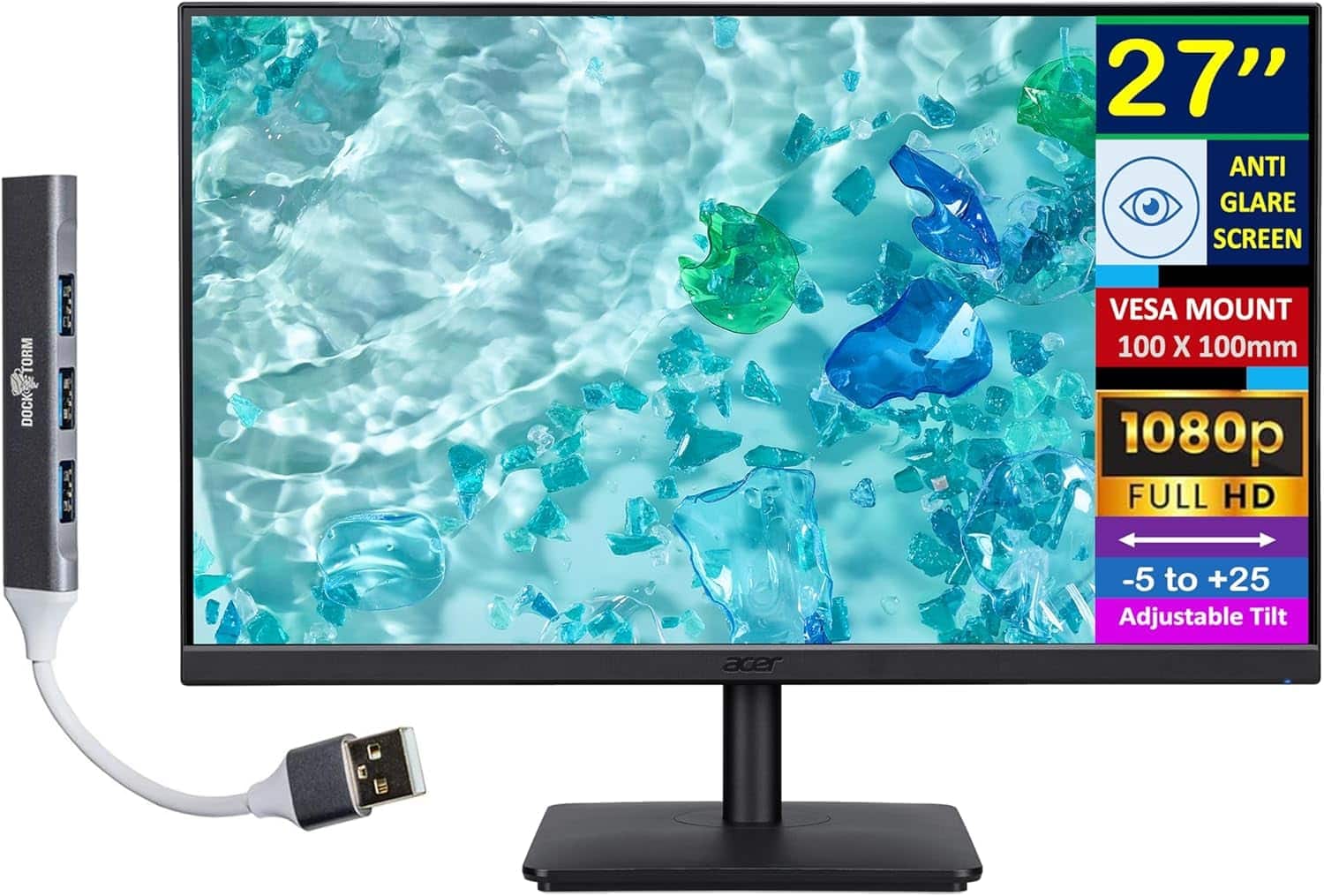 Acer V277 Monitors New Black
