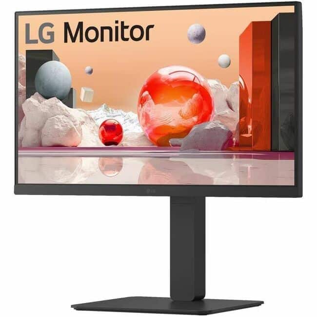 LG 24BA650 Monitors New Black