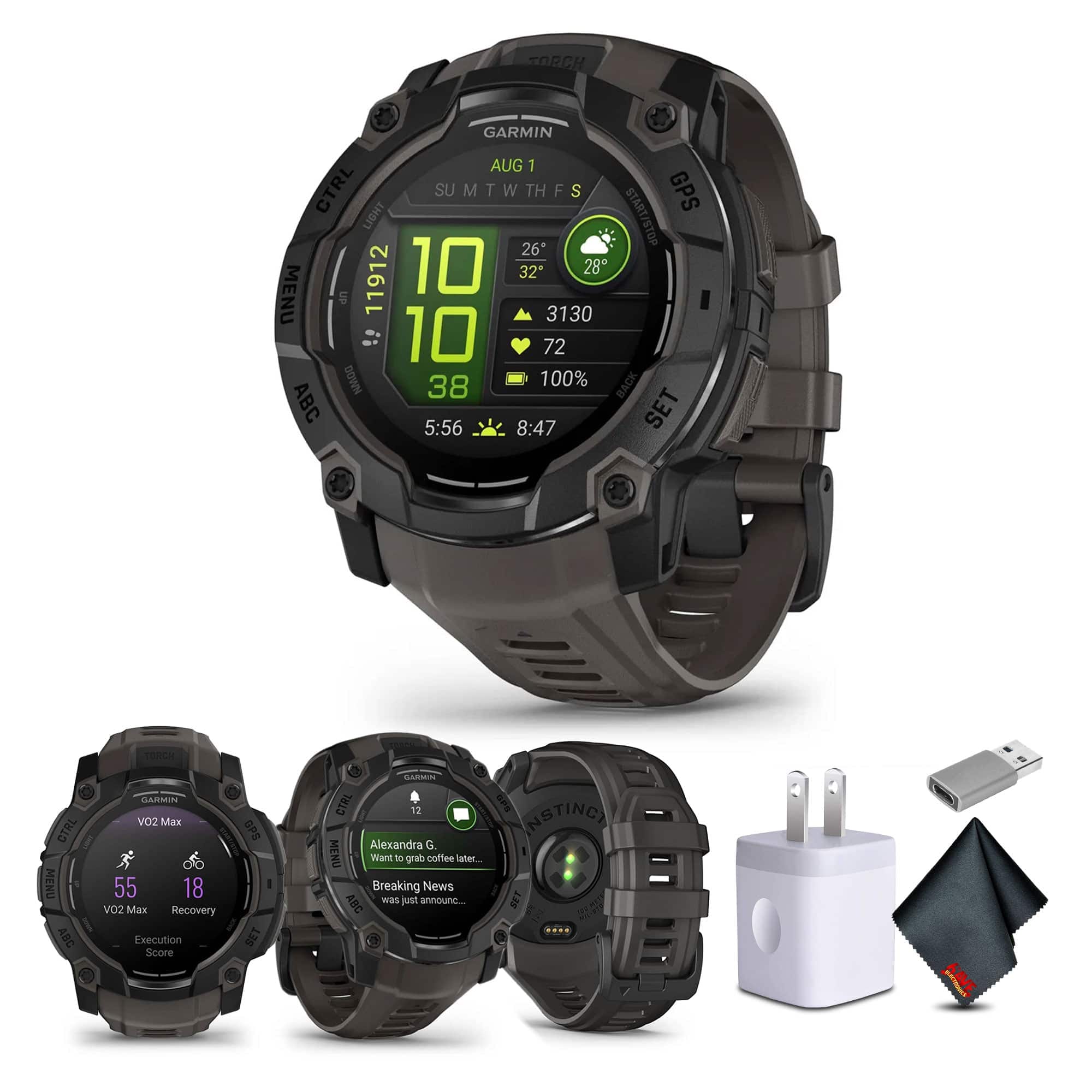 Garmin Instinct 3 Smartwatches New Gray